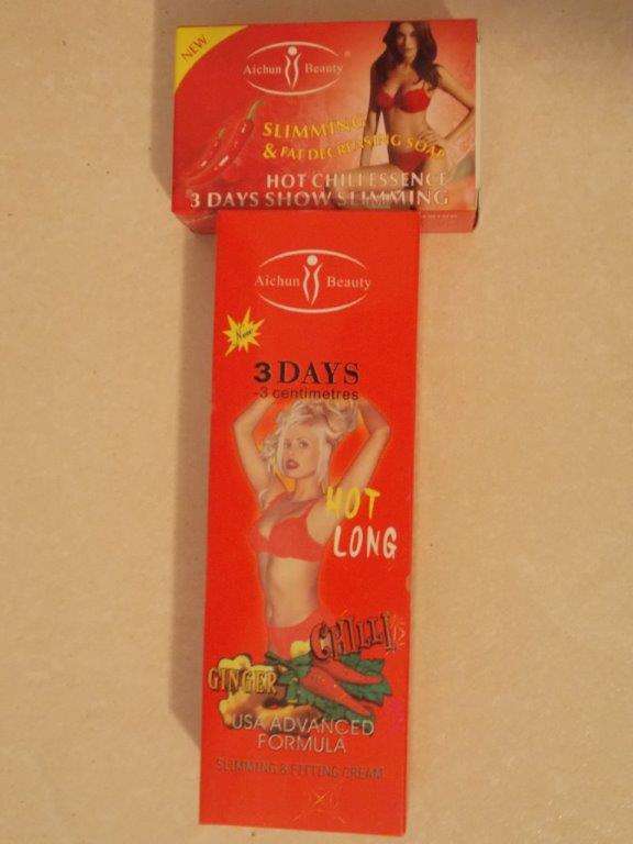 HOT SPECIAL!!!! POPULAR CHILLI SLIMMING CREAM AND SOAP