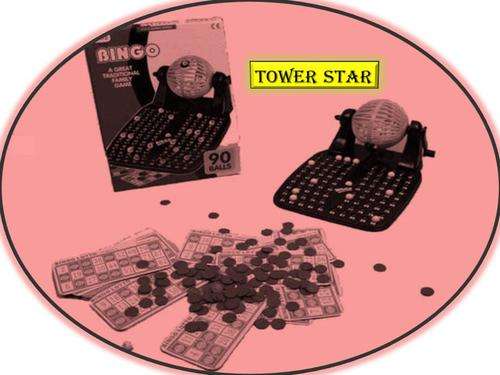 BINGO GAME SET INCLUDING 48 BINGO CARDS 90 BALLS AND DISPENSER