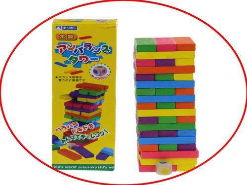 54  TOPPLE TOWER EDUCATIONAL BLOCKS FOR HOURS OF FUN(2 UP FOR GRABBS!!!)