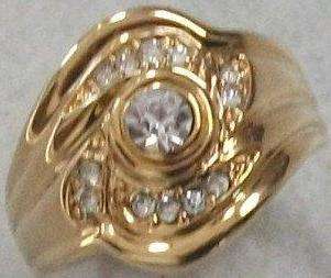 GOLD FUSION ITALIAN DESIGNER RING ON SPECIAL!!!!!sizes 9,10and 11(already in stock free import)