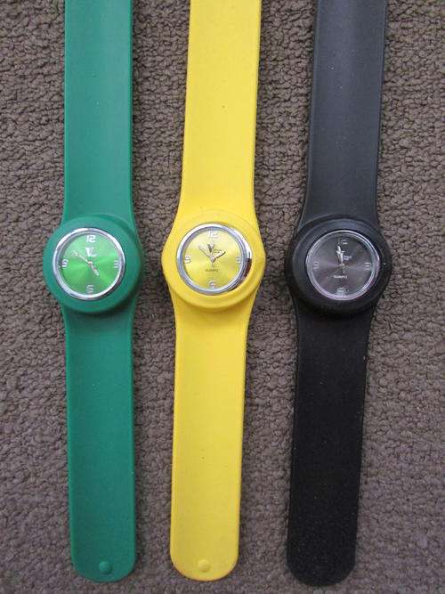 NEW SILICONE SLAP ON SPORT WATCHES FOR HIM OR HER