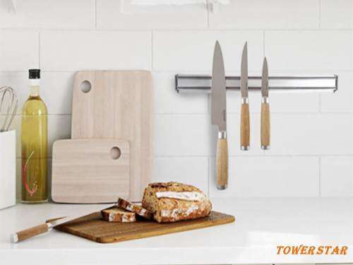 Aluminium Magnetic knife rack 61.5cm