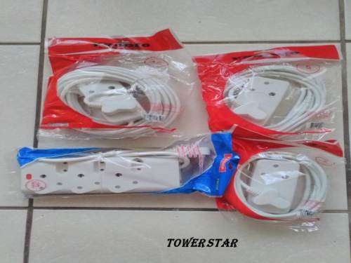 EXTENSION CORDS WITH MULTI PLUGS COMBINED