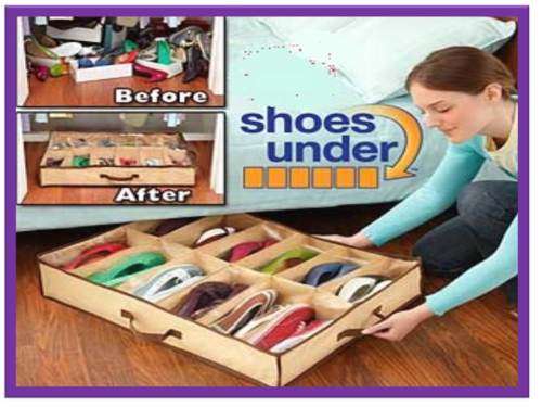 SHOES UNDER BED STORAGE