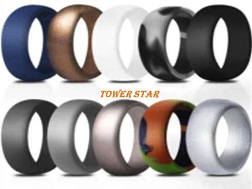 Silicone SPORT Band Rings 100% Eco-Friendly Silicone Size 6-13