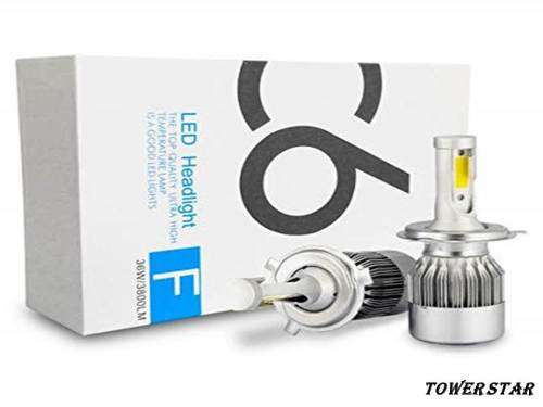 Set of H4 OR H7 LED Xenon White Headlight C6 Upgrade Kits