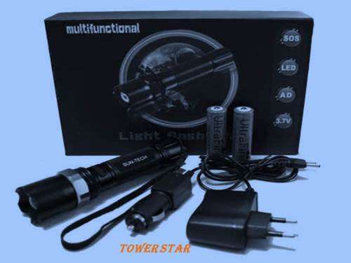 CREE Q5 LED TACTICAL FLASHLIGHT BRIGHT TORCH