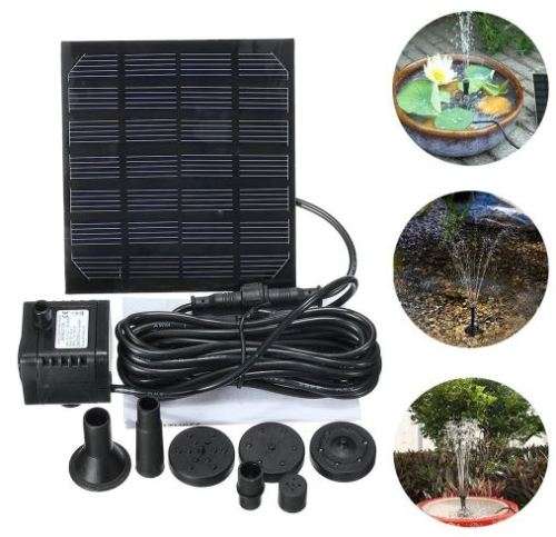 Brushless Solar Fountain Pump - 150L Per Hour