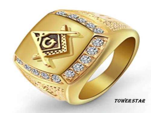 FREEMASON MASONIC RINGS WITH SIM DIAMONDS SIZE 12,13 AND 14