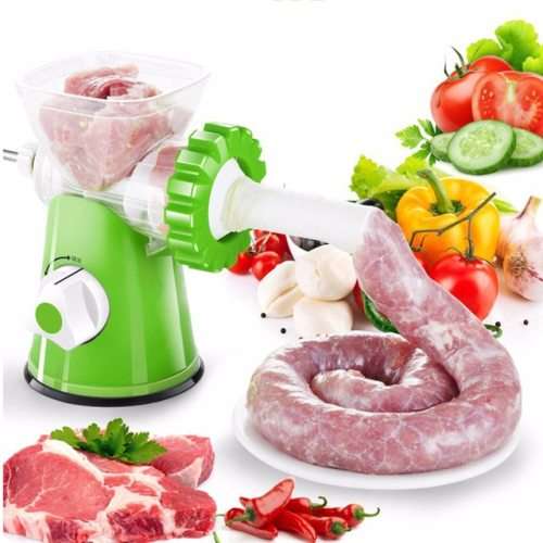 Manual Meat Grinder, Sausage Stuffer and Pasta Maker
