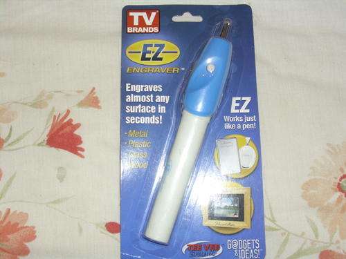 EZ ENGRAVER!!!!! TV BRANDS!! ENGRAVES ALMOST ANY SURFACE IN SECONDS