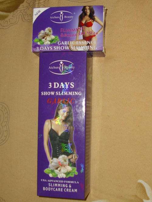 GARLIC 3 DAYS SHOW SLIMMING CREAM AND SOAP COMBINED 2 ITEMS FOR PRICE OF 1