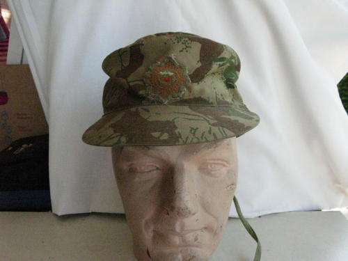 SAP SPECIAL TASK FORCE 2ND PATTERN CAMO FLAP-CAP SIZE 56 - GOOD CONDITION WITHOUT ANY DAMAGE