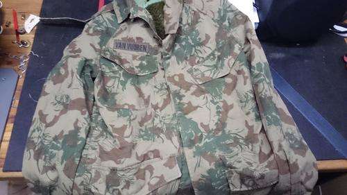 SAP CAMO JACKET WITH WOOL INNER (MEDIUM)