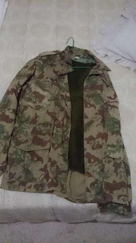 SAP CAMO JACKET WITH WOOL INNER (XL) MINT CONDITION