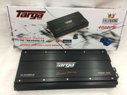 TARGA STREET KING TG-SK400000.1 FALCON SERIES 4000rms Monoblock Amplifier