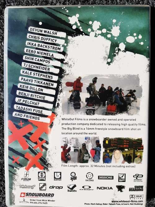 The Big Blind - Snowboarding DVD