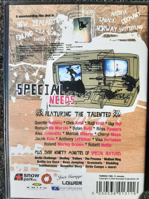 Special Needs - Snowboarding DVD