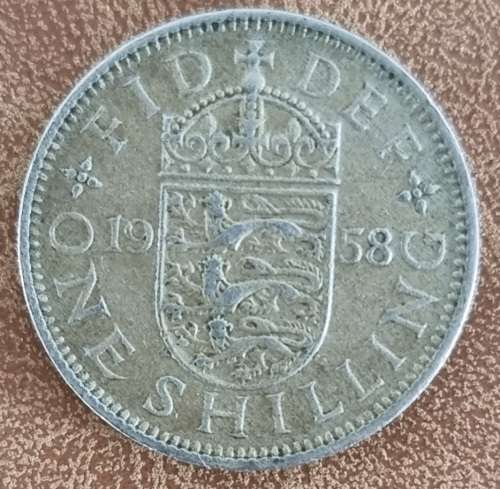 1958 One Shilling UK