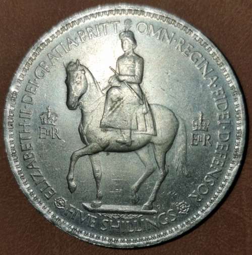 Great Britain: 5 Shillings (Crown) 1953