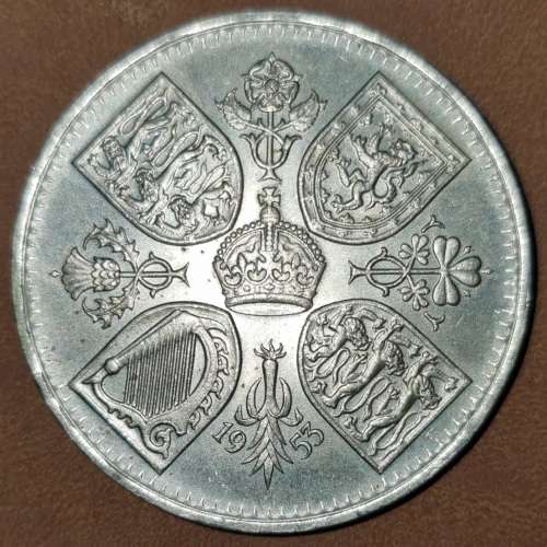 Great Britain: 5 Shillings (Crown) 1953