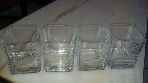 JOHNNIE WALKER SCOTCH WHISKY GLASSES, SET OF 4