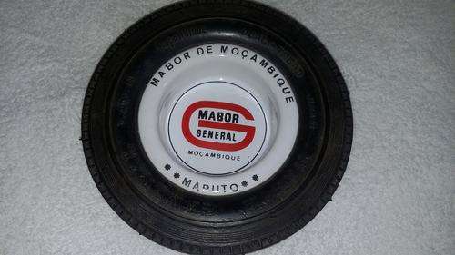 COLLECTOR'S ITEM:  MABOR GENERAL DE MOCAMBIQUE TYRE ASHTRAY
