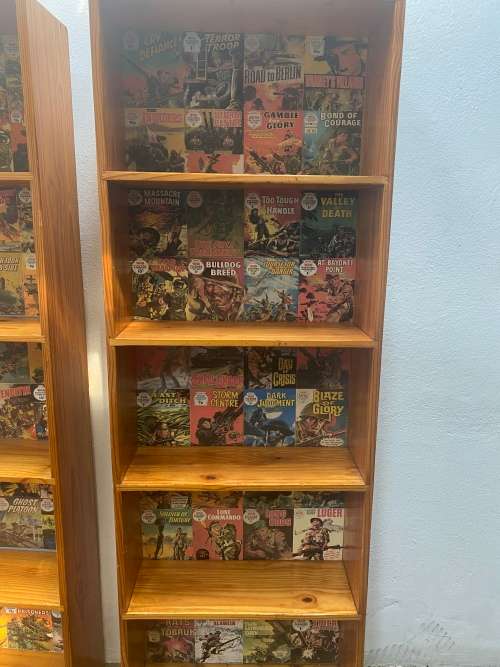 Military book shelves x2