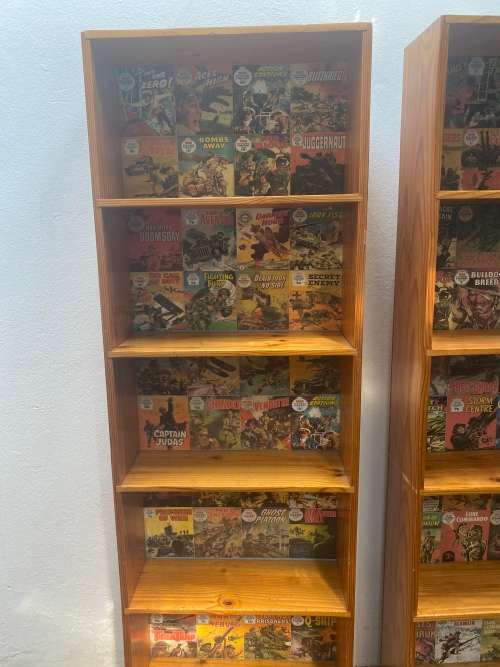 Military book shelves x2