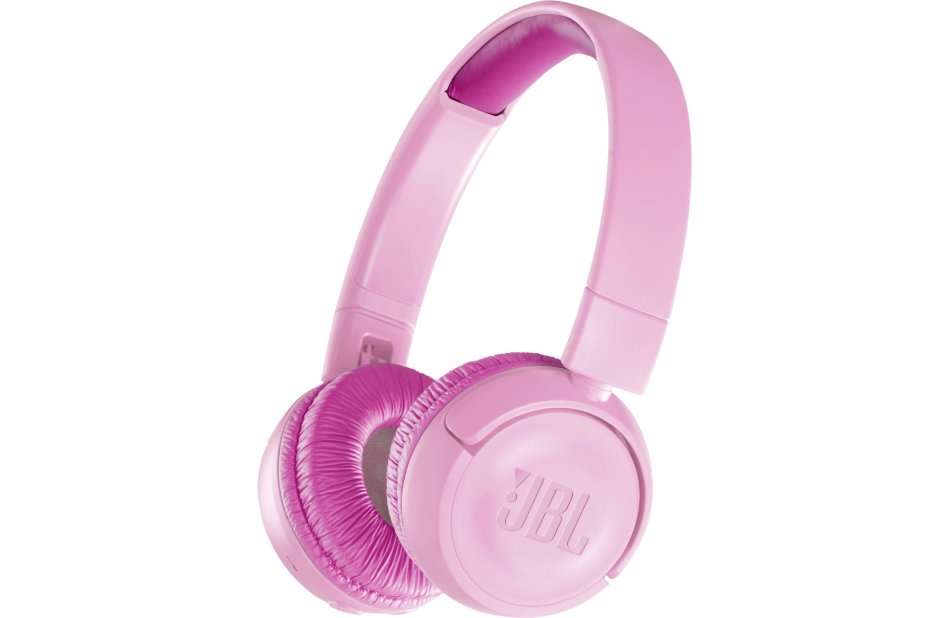 JBL JR300BT Kids Wireless On-Ear Headphones (Punky Pink)