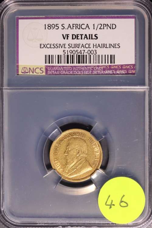 1895 Half Pond VF Excessive Hairlines