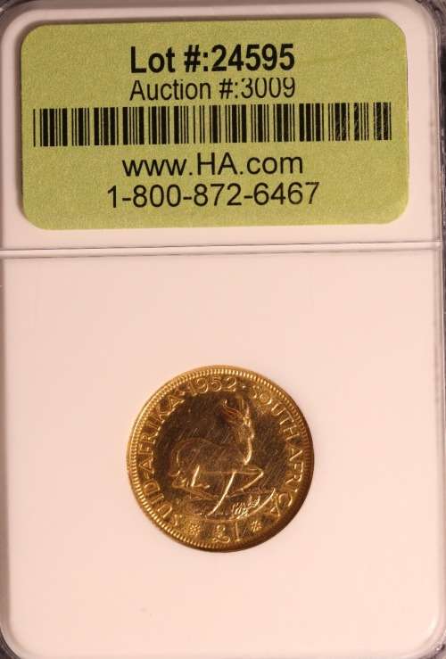 1952 Gold Pound (Sovereign) PF62