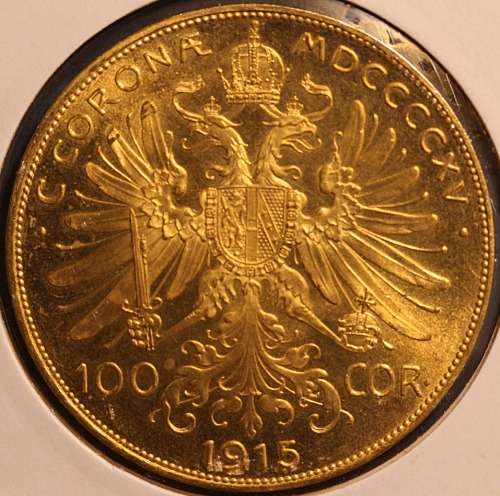 1915 Austria Corona 1Oz Gold Coin