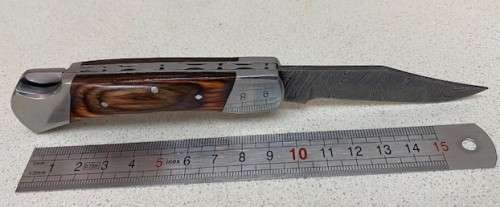 Damascus Knife - Folding