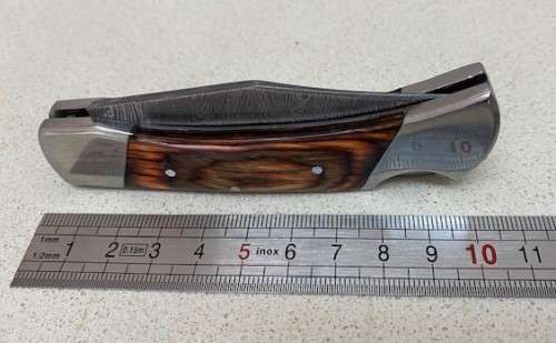 Damascus Knife - Folding