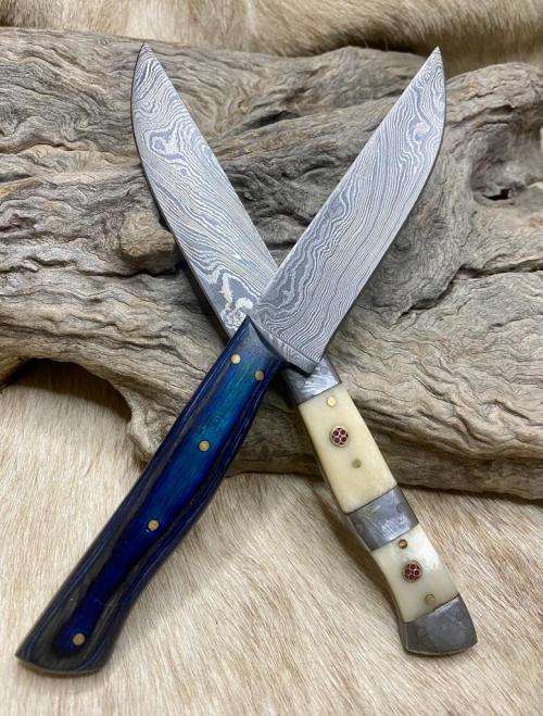 Damascus Knives (lot of 2)