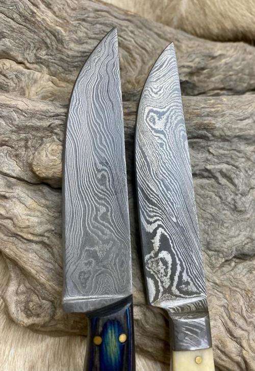 Damascus Knives (lot of 2)