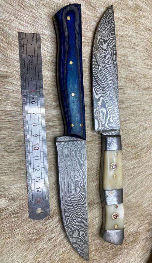 Damascus Knives (lot of 2)