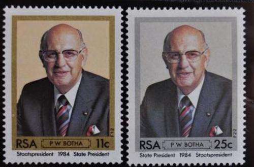 SA 1984 - STATE PRESIDENT PW BOTHA - MINT SET