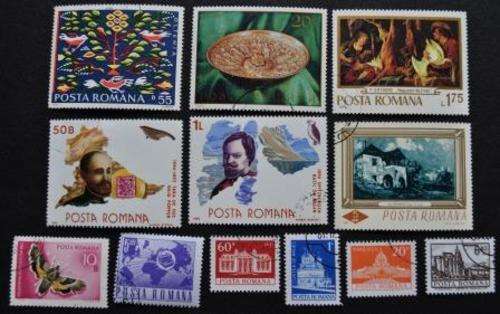 ROMANIA - U/S - SOME HINGED STAMPS