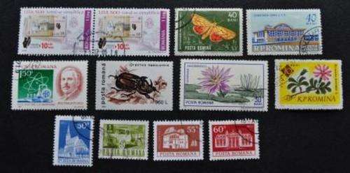 ROMANIA - U/S - SOME HINGED STAMPS