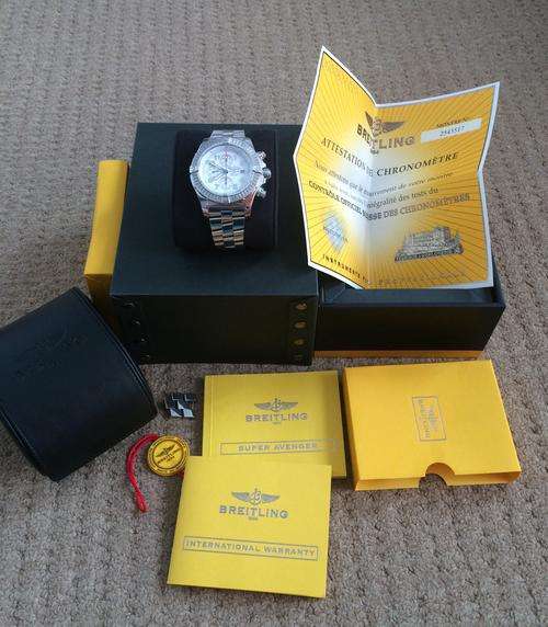 BREITLING SUPER AVENGER 48.4mm  *overnight shipping to your door*