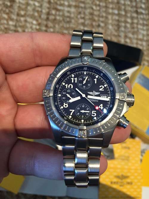 BREITLING Chrono Avenger(Titanium) E13360 **** LOW START***