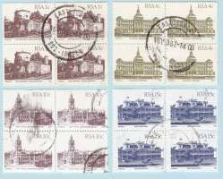 South Africa Old Provost,4 Fine Uesed Bloks