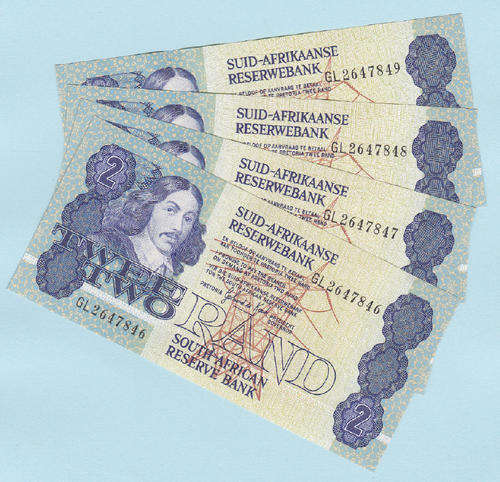 !! FREE SHIPPING!! South Africa-De Kock R2 UNC in sequins