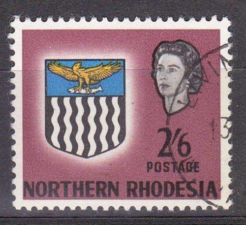Northern Rhodesia-Coat of Arms-Fine Use