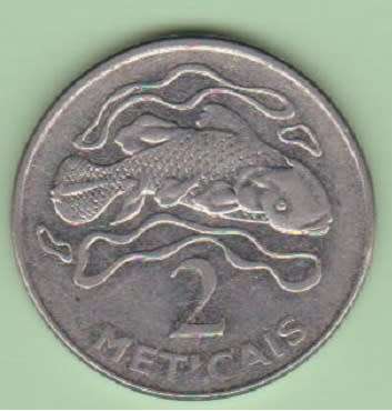 Mosambique 2 Meticais Coins