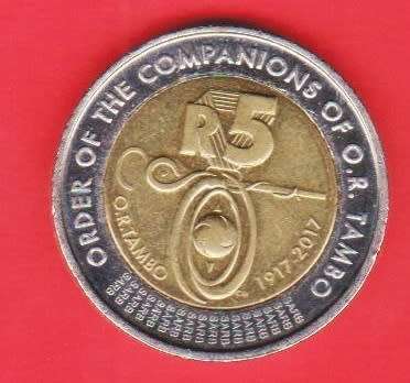 S.A. Order Of The Companions Of O.R.Tambo R5 Coin