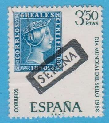 Spain - World Stamp Day CV R4