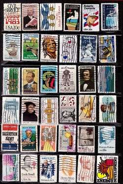 USA 36 Stamps (Bid per Stamp